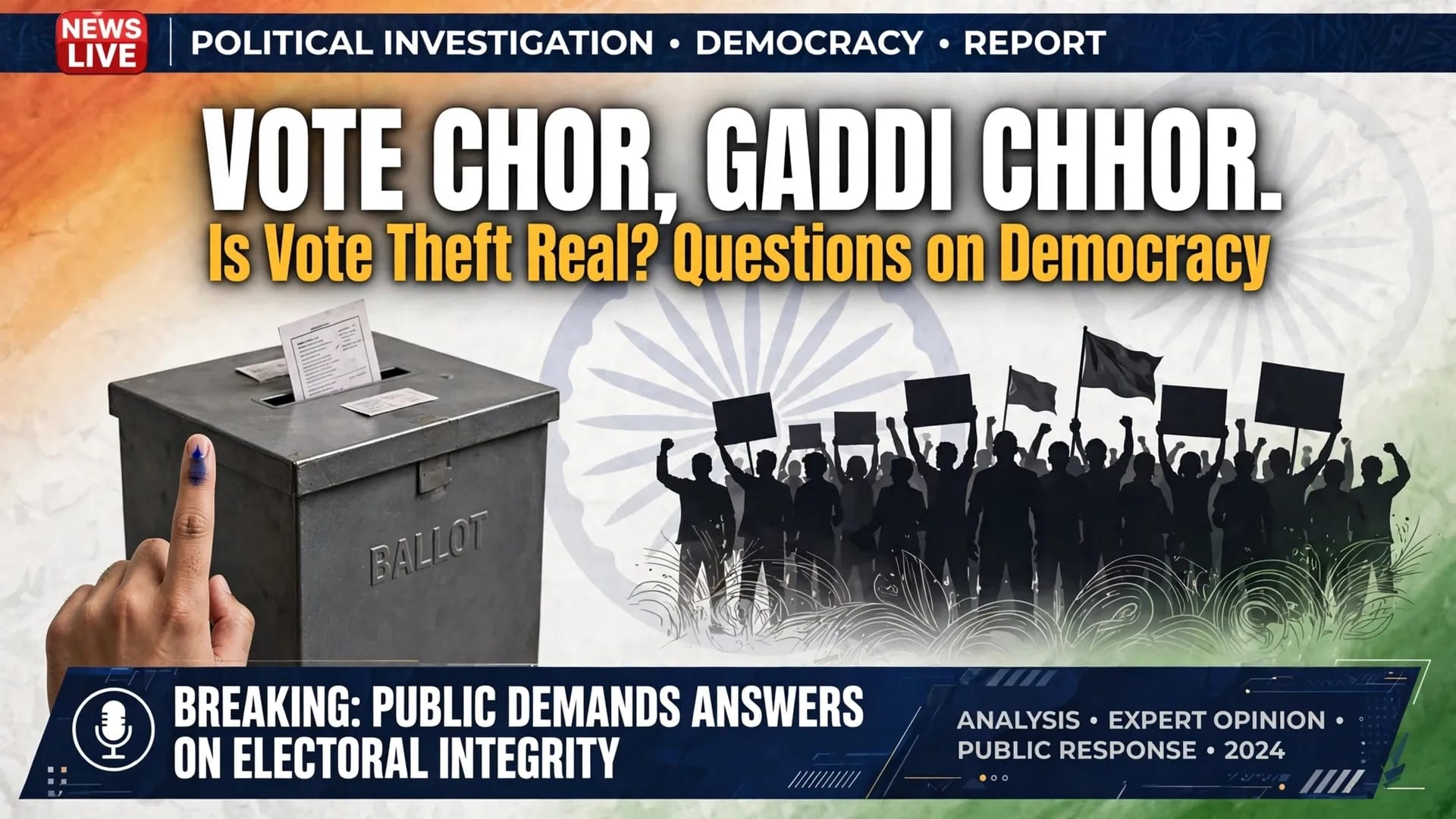 Vote Chor, Gaddi Chhor: What is the Truth Behind Vote Theft Allegations