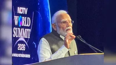 PM Modi Targets Rahul Gandhi at NDTV World Summit, Accuses Congress of Damaging India’s Global Image