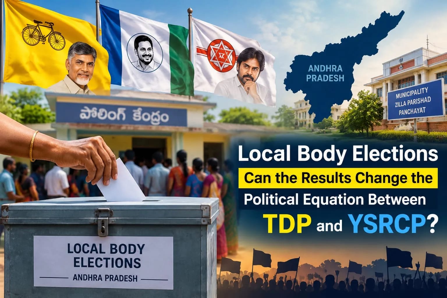 Andhra Pradesh Local Body Elections: Can the Results Change the Political Equation Between TDP and YSRCP?