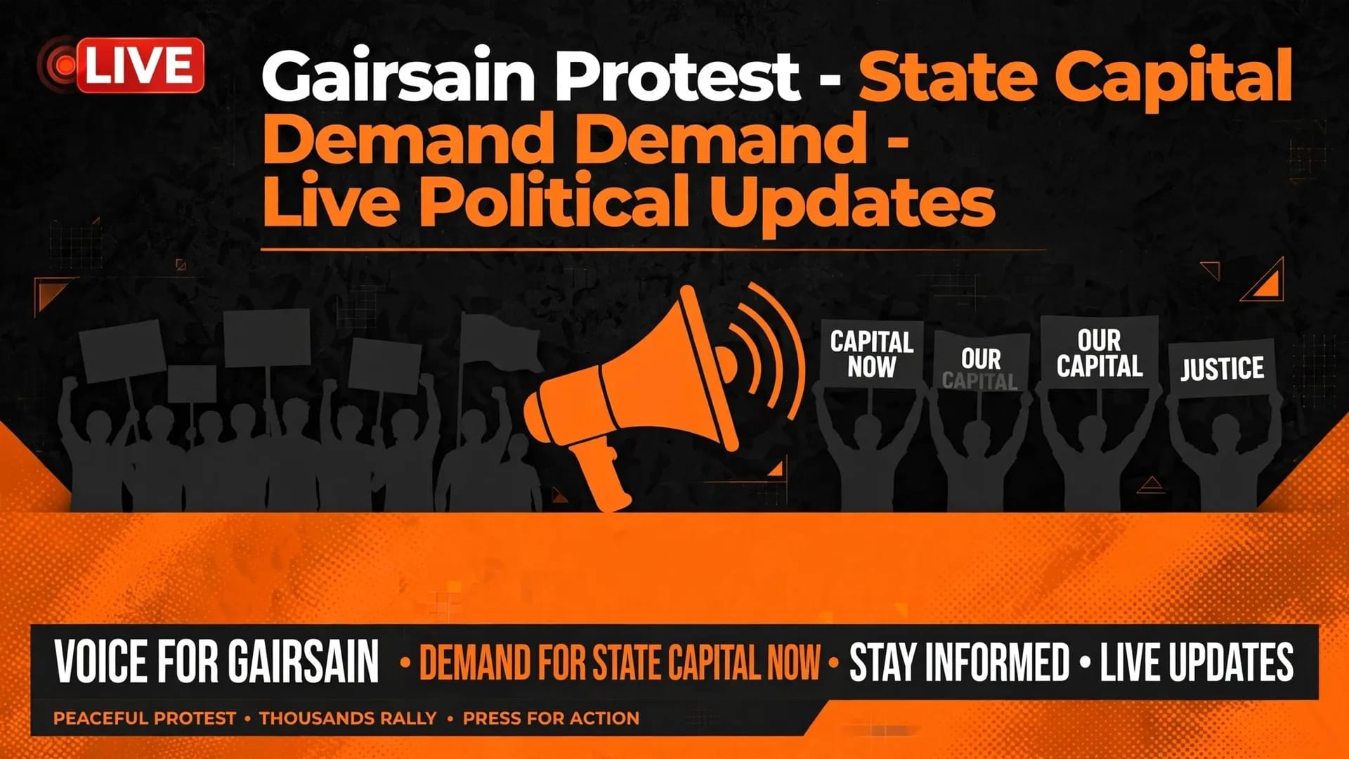 Gairsain Protest 27 October 2026   Demand for Permanent Capital