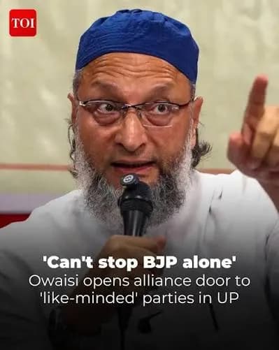 Uttar Pradesh Election 2027: Asaduddin Owaisi Opens Alliance Talks Ahead of Assembly Polls