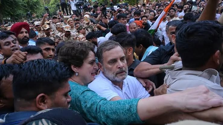 Indian opposition leader Rahul Gandhi detained over election chief protest Indian opposition leader Rahul Gandhi detained over election chief protest