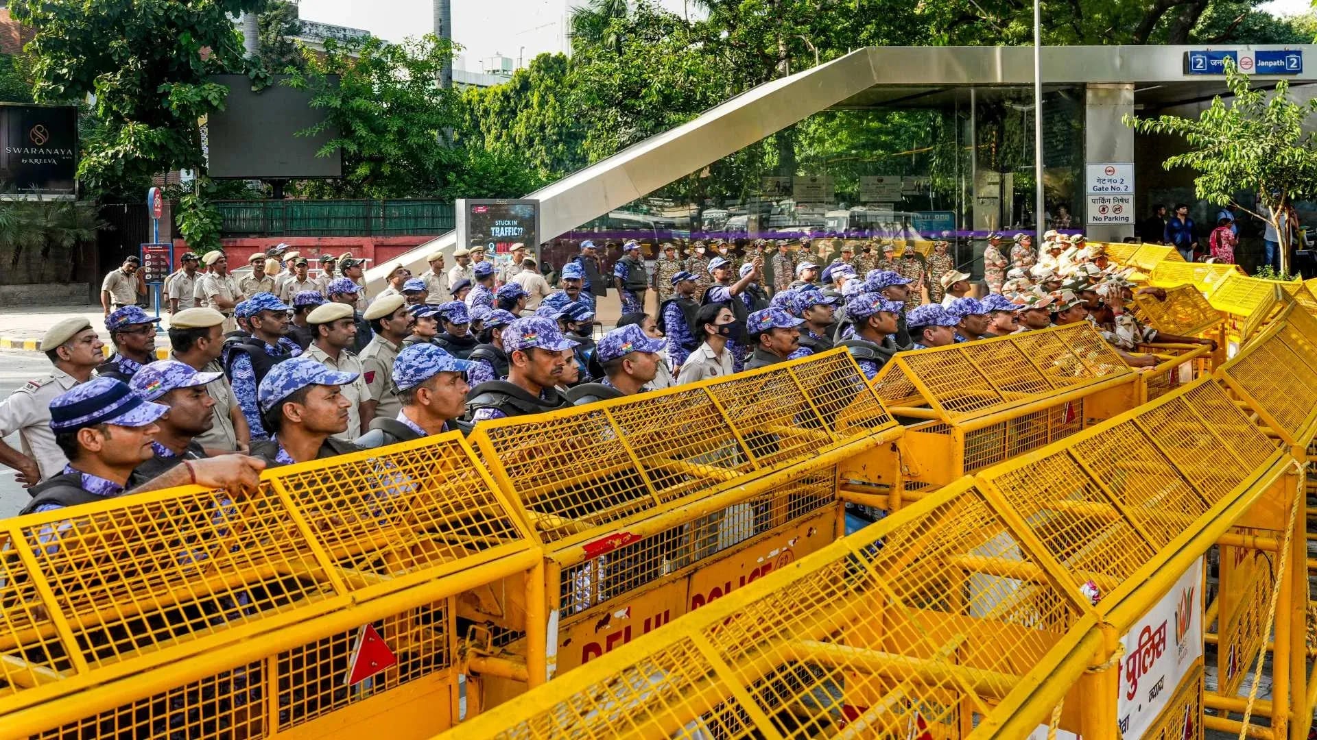Delhi Chalo Protest: Security Tightened Ahead of October 10 Rally at Jantar Mantar Delhi Chalo Protest: Security Tightened Ahead of October 10 Rally at Jantar Mantar