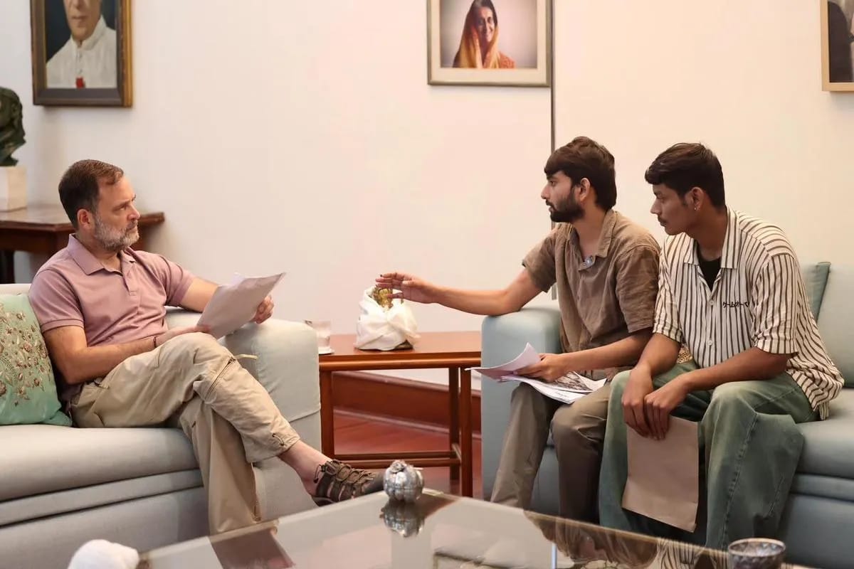 Rahul Gandhi Slams Delhi Police Over Alleged Assault on Student Protesters, Vows Legal Action Rahul Gandhi Slams Delhi Police Over Alleged Assault on Student Protesters, Vows Legal Action
