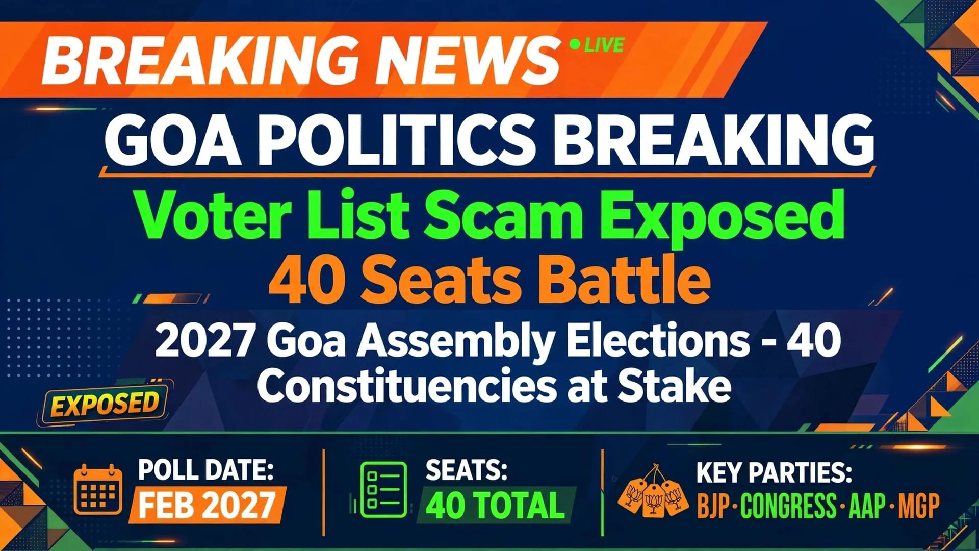 Goa Politics : Rahul Gandhi's Goy Rakhonn Yatra Finale Amid Major Voter List Scam Goa Politics : Rahul Gandhi's Goy Rakhonn Yatra Finale Amid Major Voter List Scam