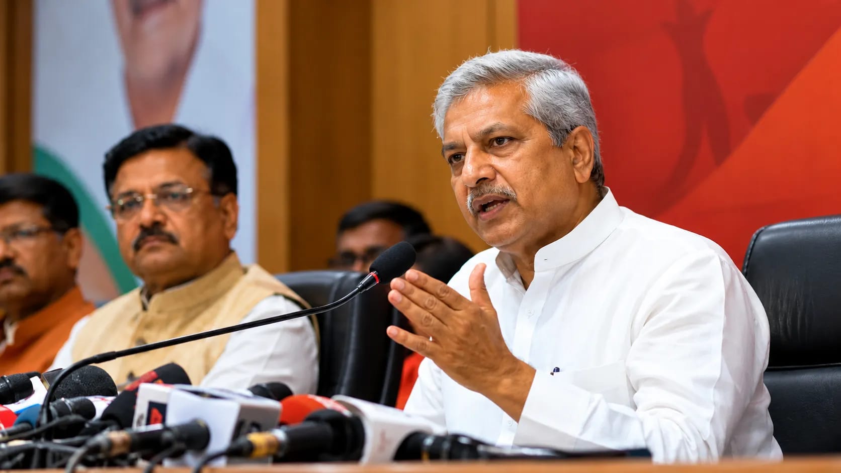 BJP Press Conference: Party Leader Addresses the Media on Political Developments BJP Press Conference: Party Leader Addresses the Media on Political Developments