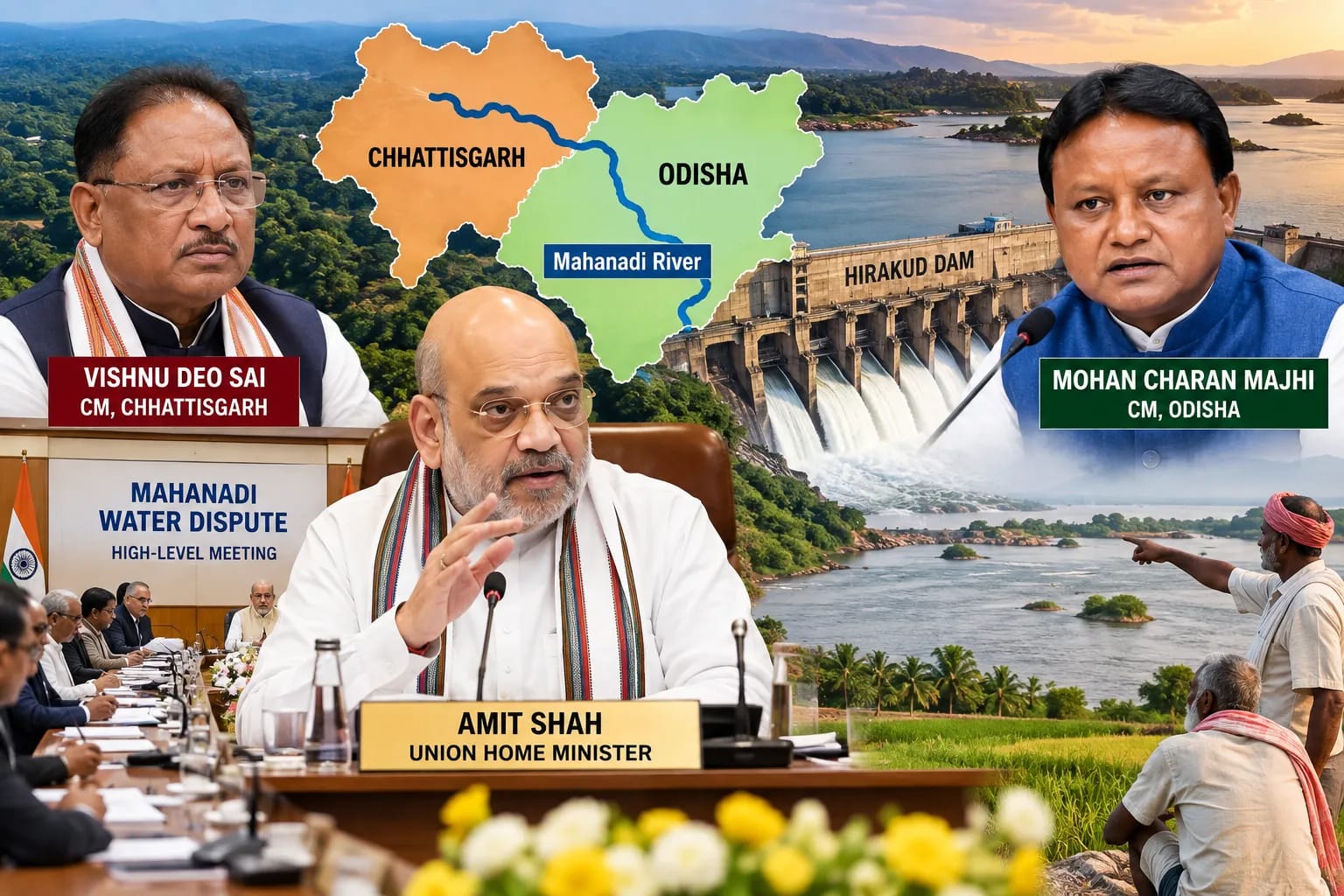Mahanadi Water Dispute: Odisha vs Chhattisgarh Intensifies as Amit Shah Steps In – Can Mohan Majhi Secure Odisha's Water Rights? Mahanadi Water Dispute: Odisha vs Chhattisgarh Intensifies as Amit Shah Steps In – Can Mohan Majhi Secure Odisha's Water Rights?