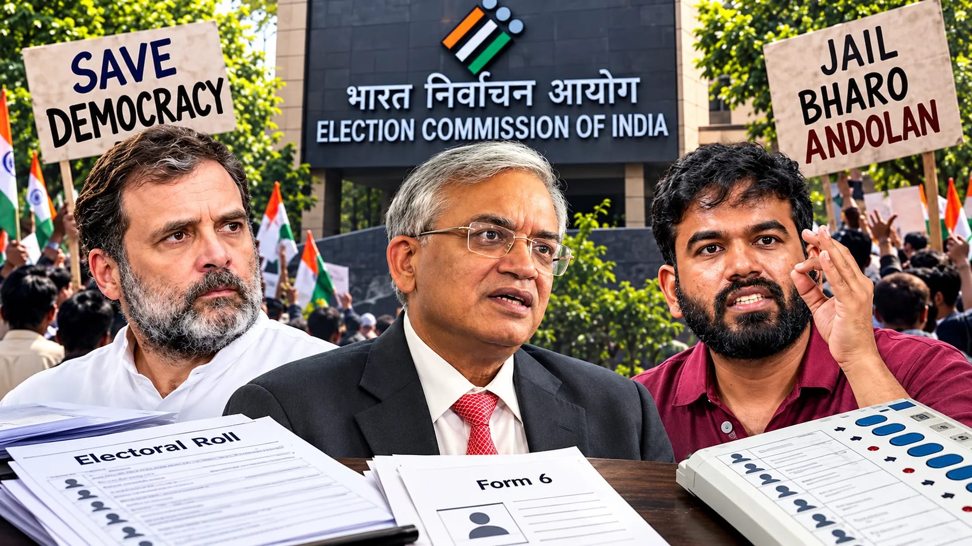 CJP Signals Fresh Protests Over Electoral Rolls as Dispute With ECI Continues CJP Signals Fresh Protests Over Electoral Rolls as Dispute With ECI Continues