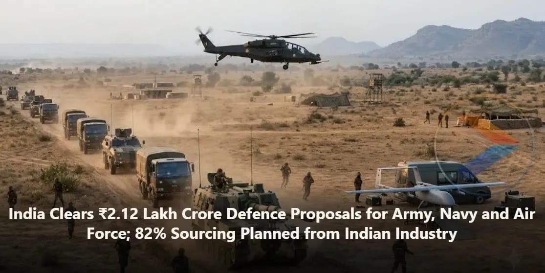 India Approves ₹2.12 Lakh Crore Defence Proposals: What Rajnath Singh’s Latest Decision Means for National Security India Approves ₹2.12 Lakh Crore Defence Proposals: What Rajnath Singh’s Latest Decision Means for National Security