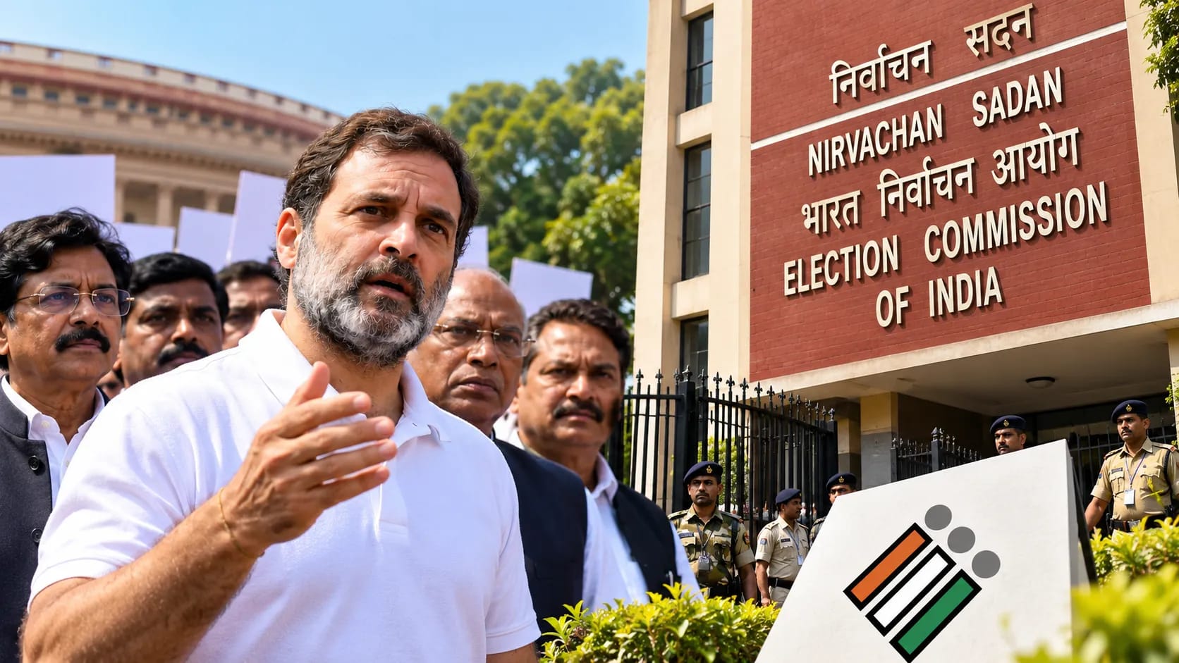 ECI Responds to Rahul Gandhi-Led Delegation: What Happened at Nirvachan Sadan? ECI Responds to Rahul Gandhi-Led Delegation: What Happened at Nirvachan Sadan?