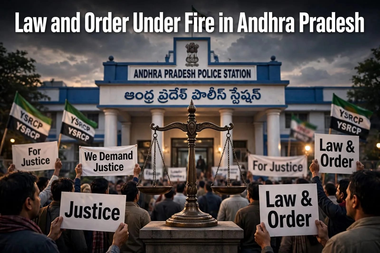 Law and Order Under Fire in Andhra Pradesh: YS Jagan Slams Coalition Government After Brutal Attack on Schoolgirl Law and Order Under Fire in Andhra Pradesh: YS Jagan Slams Coalition Government After Brutal Attack on Schoolgirl