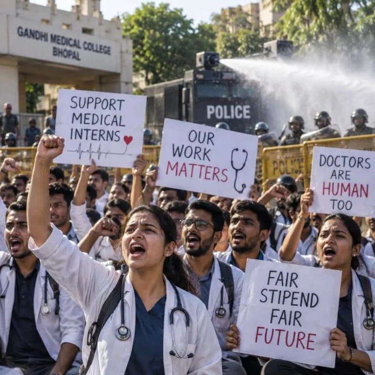 Madhya Pradesh Politics: MBBS Intern Protest Ends After 50% Stipend Hike Madhya Pradesh Politics: MBBS Intern Protest Ends After 50% Stipend Hike