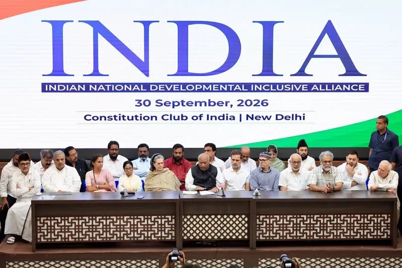 INDIA Bloc Announces Six-Point Action Plan: Save Democracy Marches, EC Protest and November 1 Rally INDIA Bloc Announces Six-Point Action Plan: Save Democracy Marches, EC Protest and November 1 Rally