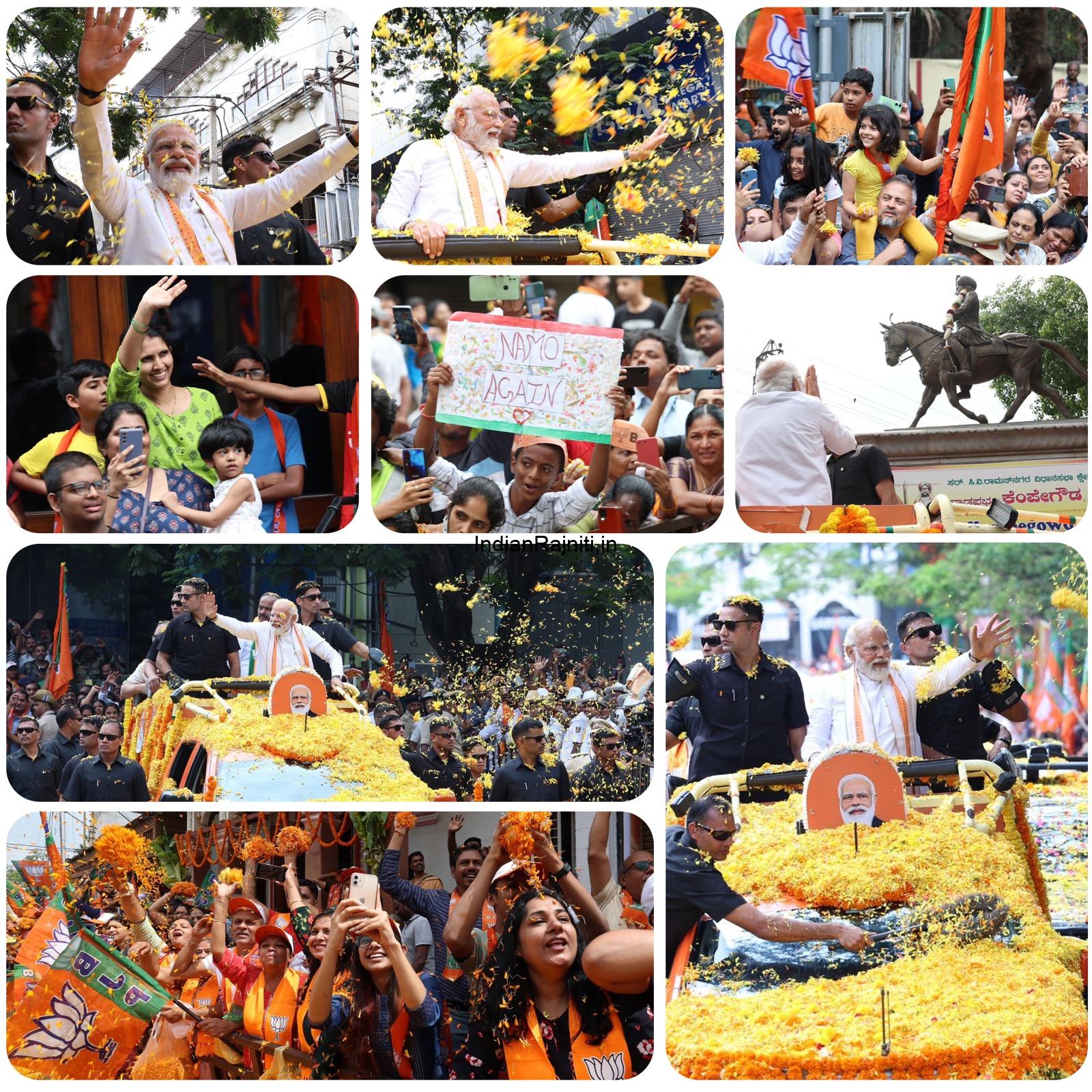 7 ನಾಡಪ್ರಭು ಕೆಂಪೇಗೌಡರ ಪ್ರತಿಮೆಗೆ ನಮಸ್ಕರಿಸಿ, ಪುಷ್ಪಾರ್ಚನೆ ಮಾಡಿ ಪ್ರಧಾನಿ ಶ್ರೀ