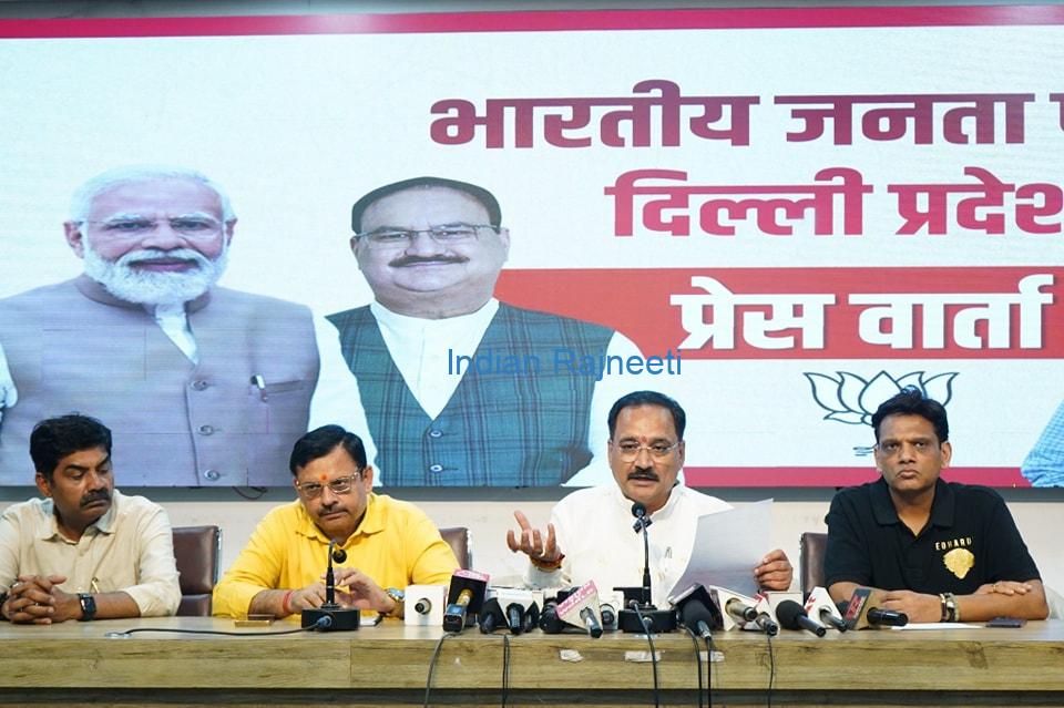 Virendra-Sachdeva BJP criticizes AAP for the delay of MCD Elections