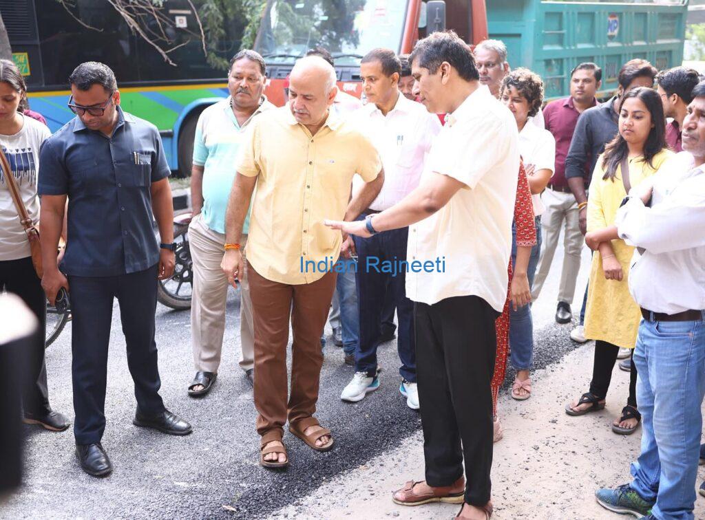 Manish-Sisodia-1024x756 Manish Sisodia says "BJP dug potholes everywhere to trouble Delhi people"