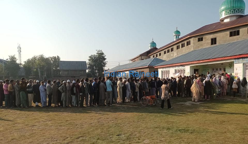 Phase-3 Phase 3 Election Polls started in Jammu and Kashmir